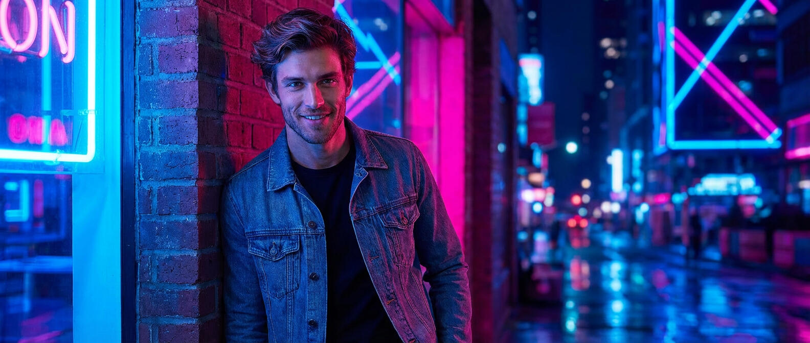 Logo of Veyron Jaxx with sepia toned face image overlayed